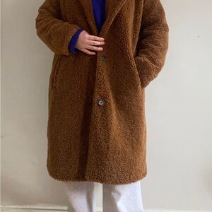 Cozy Brown Teddy Coat